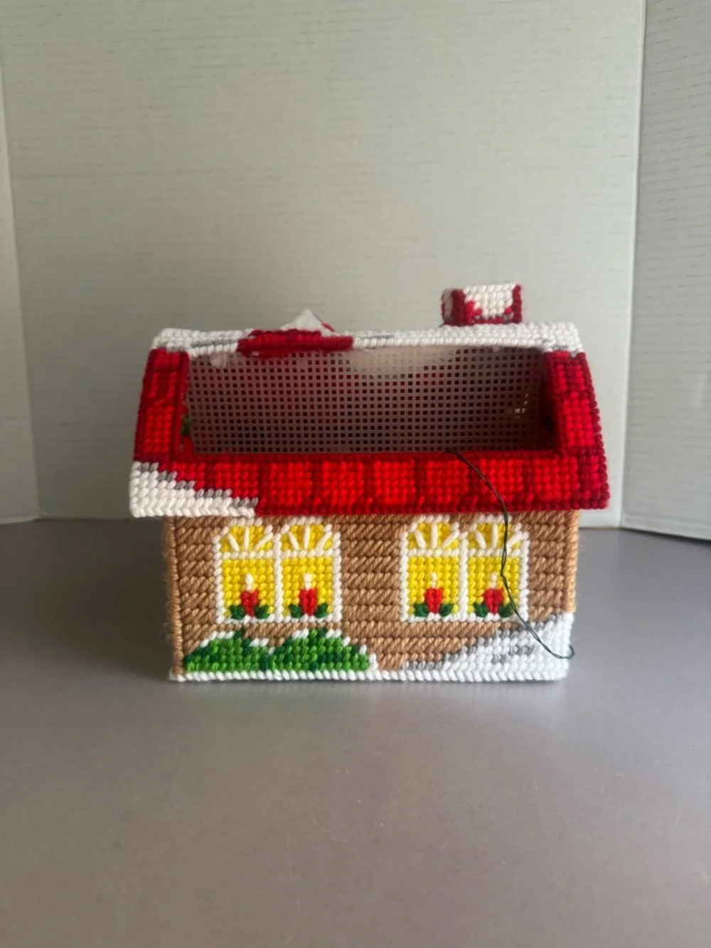 Festive Handcrafted Christmas House Decoration - Red, White & Green